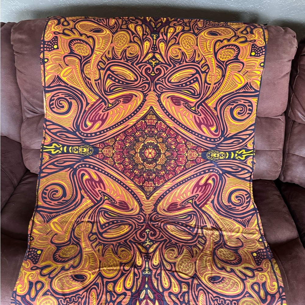 Abstract Multicolor Wall Tapestry